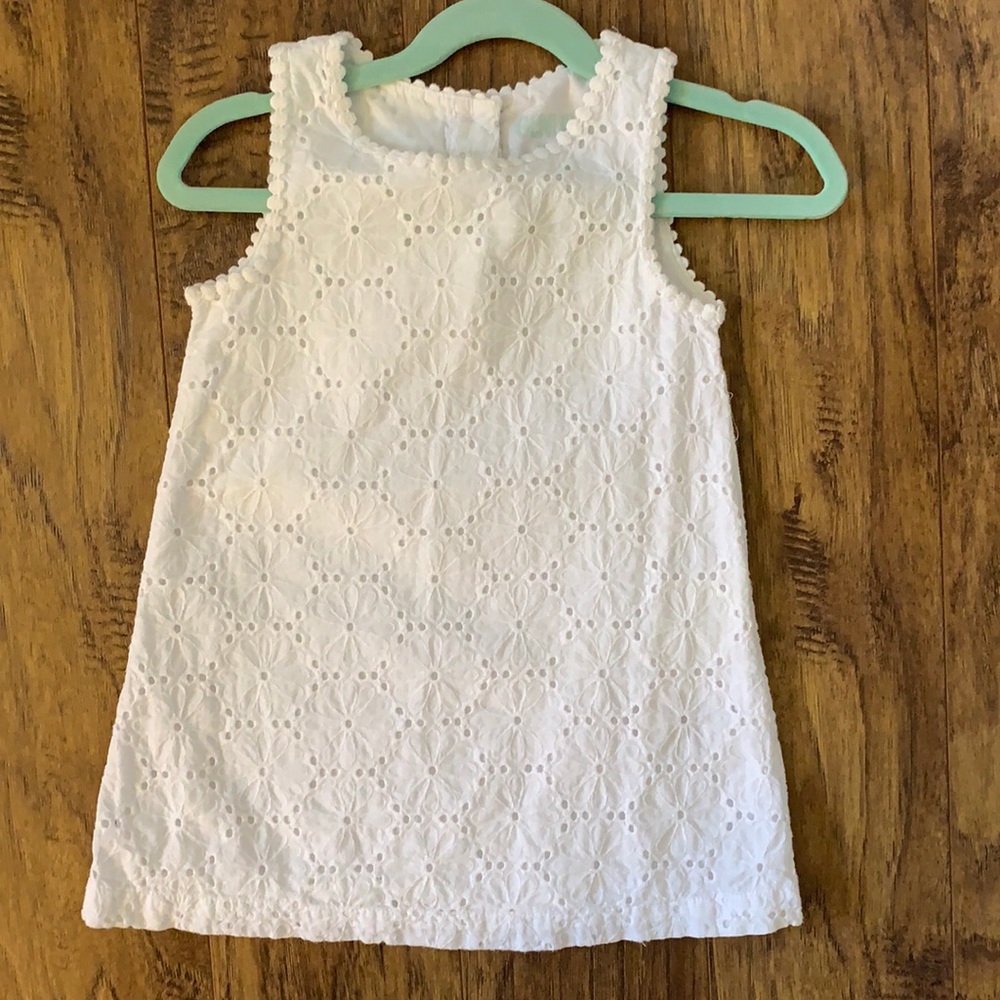 White toddler dress